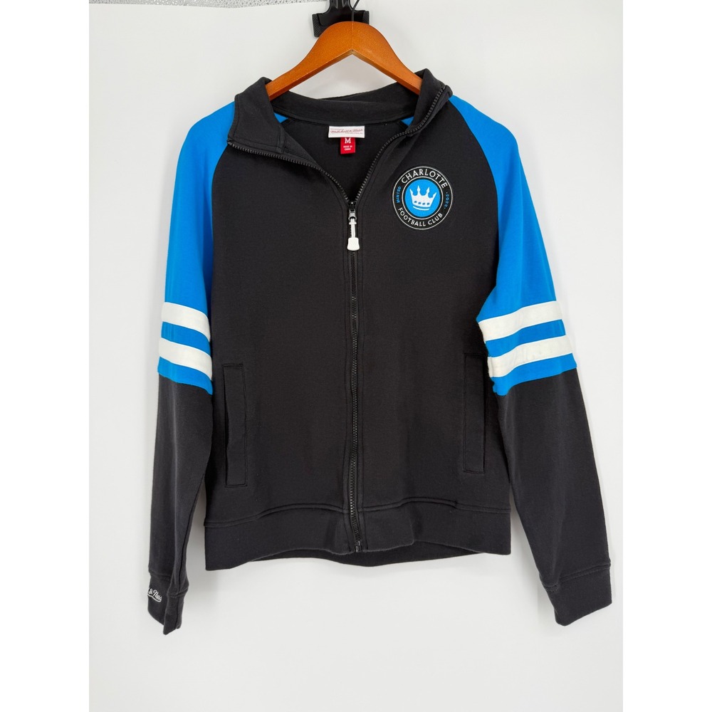 Mitchell & Ness Mens Charlotte FC Jacket Medium MLS Soccer Gorpcore